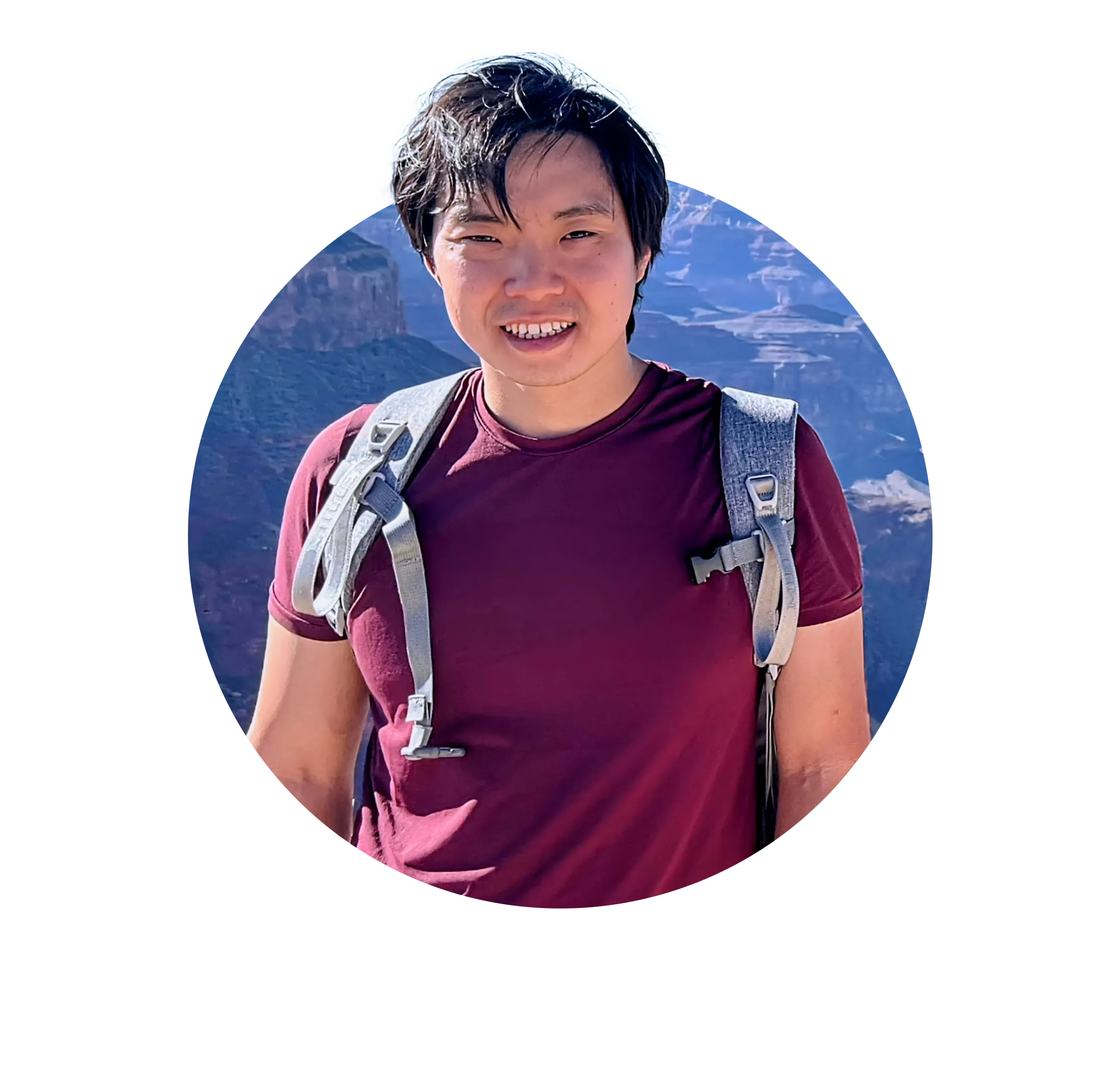 My profile picture in a circle